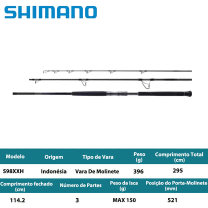 SHIMANO 2024 COLTSNIPER LIMITED BIG GAME S98XXH Vara De Molinete