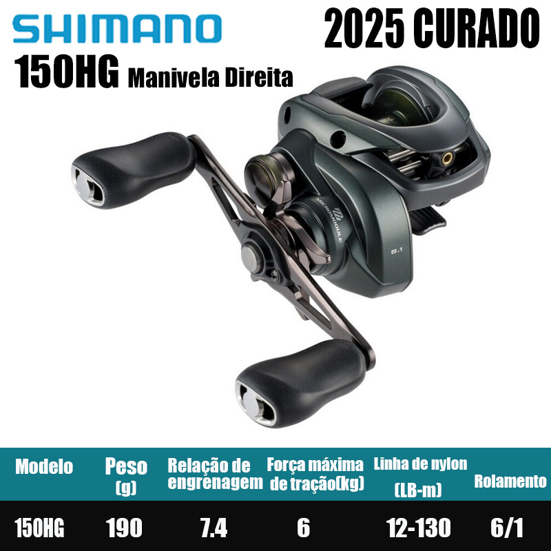 SHIMANO 2025 CURADO 150HG Manivela Direita