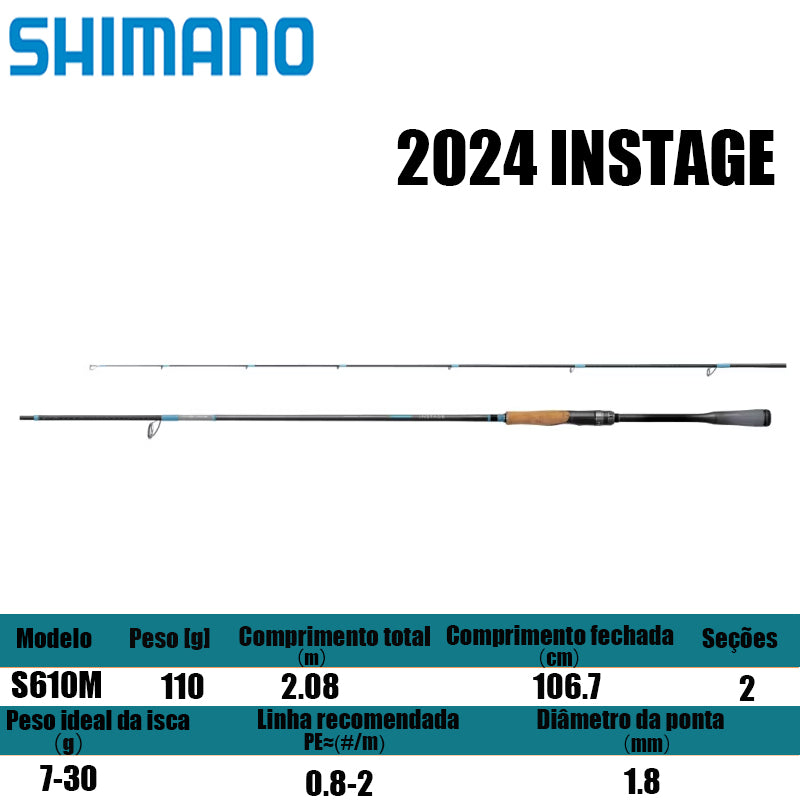 SHIMANO 2024 INSTAGE S610M para molinetes de pesca