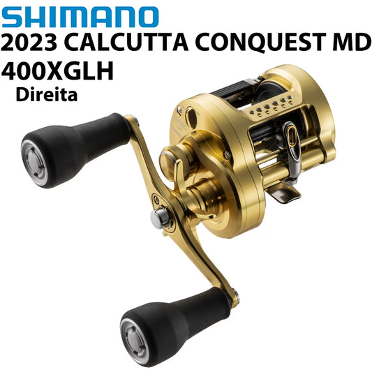 SHIMANO 2023 CALCUTTA CONQUEST MD 400XGLH Carretilha Direita