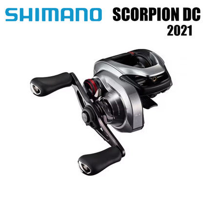 SHIMANO 2021 SCORPION DC 150 Peças de pesca Água salgada Água doce Baitcast Reel Fishing Reel Origem: Malásia Luya Long-range Throwing Wheel