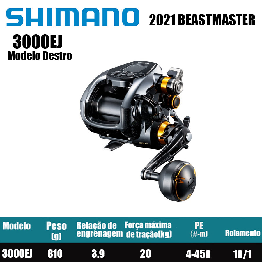 SHIMANO 2021 BEASTMASTER 3000EJ Modelo Destro