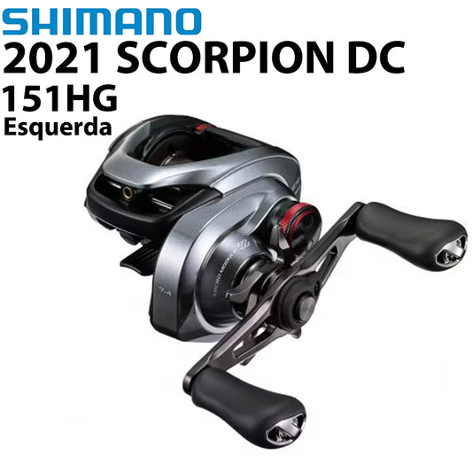 SHIMANO 2021 SCORPION DC 151HG Carretilha Esquerda