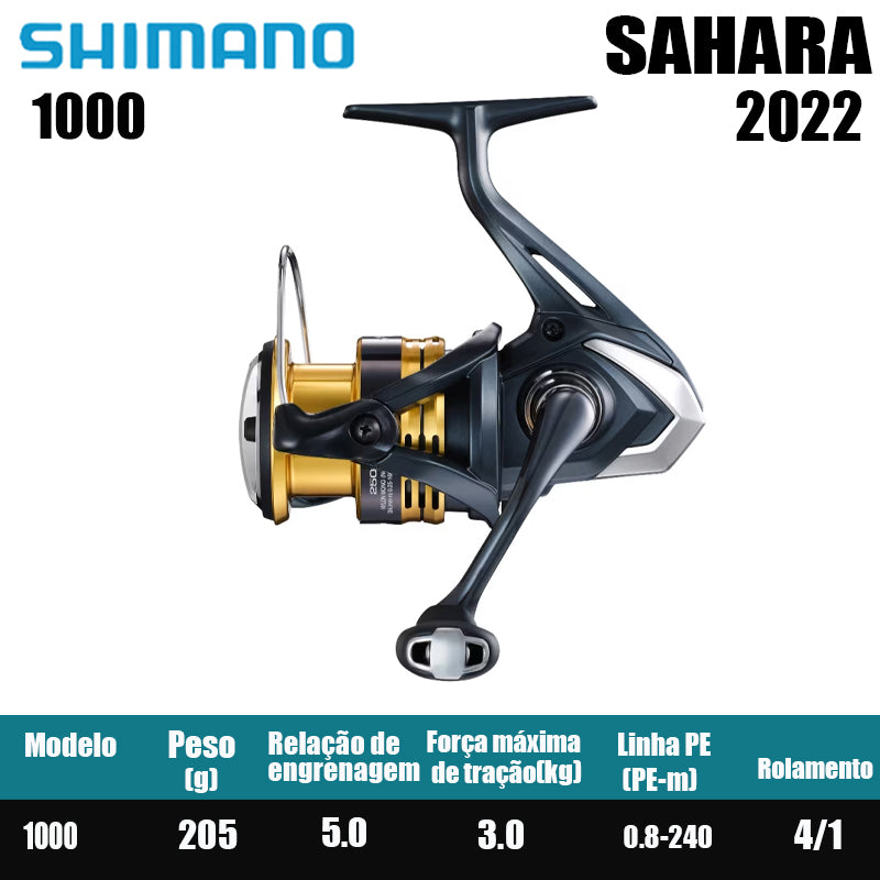 SHIMANO 2022 SAHARA carretel de pesca spinning carretel de água doce peças de pesca de água salgada Origem: Malásia