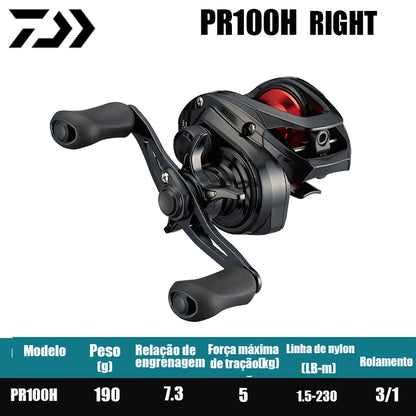 DAIWA 2021 PR100 peças de pesca, carretilha para pesca em água salgada e doce, carretilha de pesca baitcast. Origem: China.