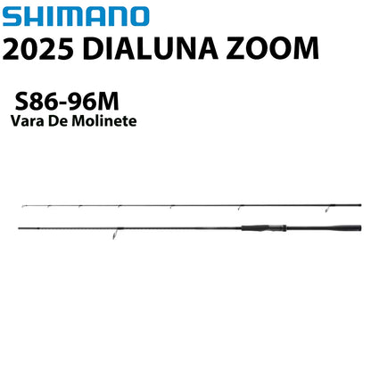 SHIMANO 2025 DIALUNA ZOOM S86-96M Vara De Molinete