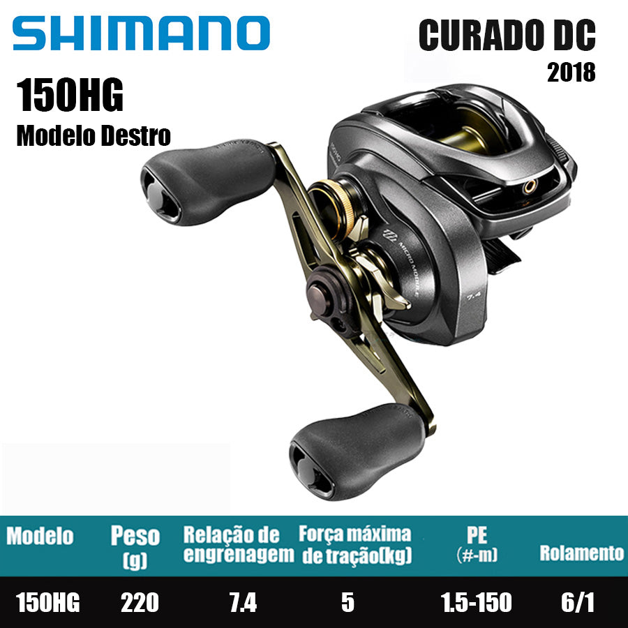 SHIMANO 2018 CURADO DC 150HG Modelo Destro
