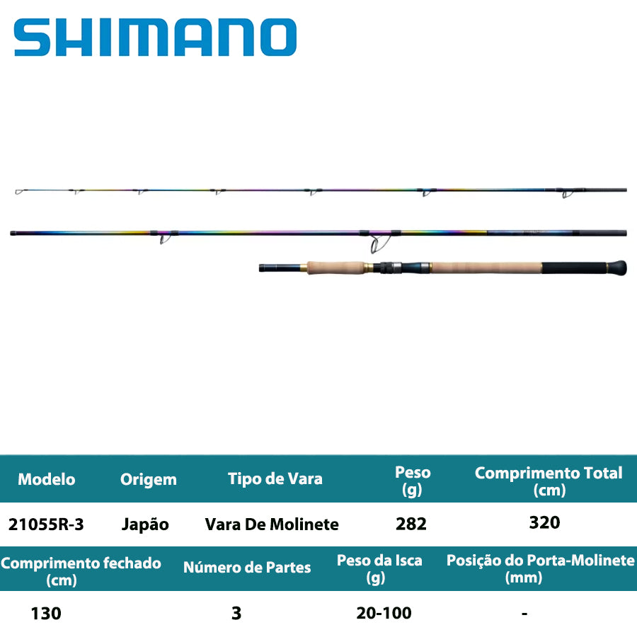 SHIMANO 2025 WORLD SHAULA LIMITED 21055R-3 Vara De Molinete