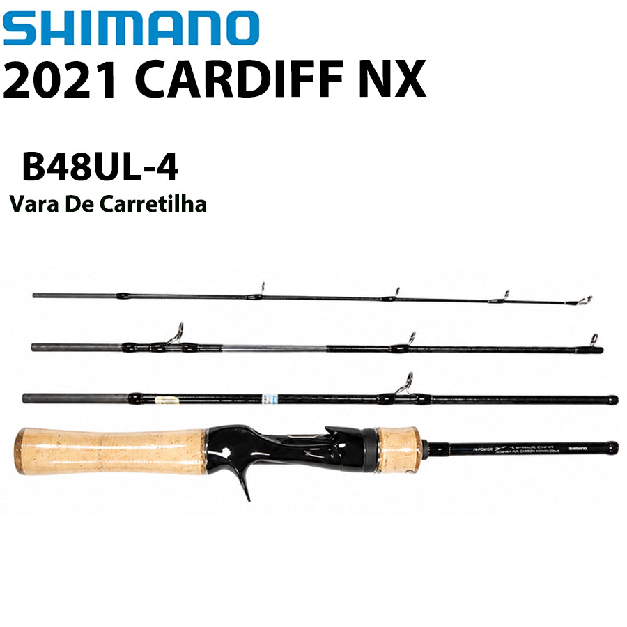 SHIMANO 2021 CARDIFF NX B48UL-4 Vara De Carretilha