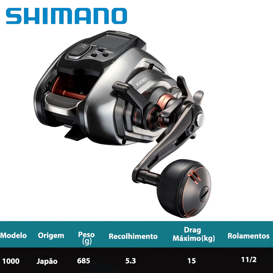 SHIMANO 2026 BeastMaster 1000 carretilha elétrica