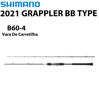 SHIMANO 2021 GRAPPLER BB TYPE J B60-4 Vara De Carretilha