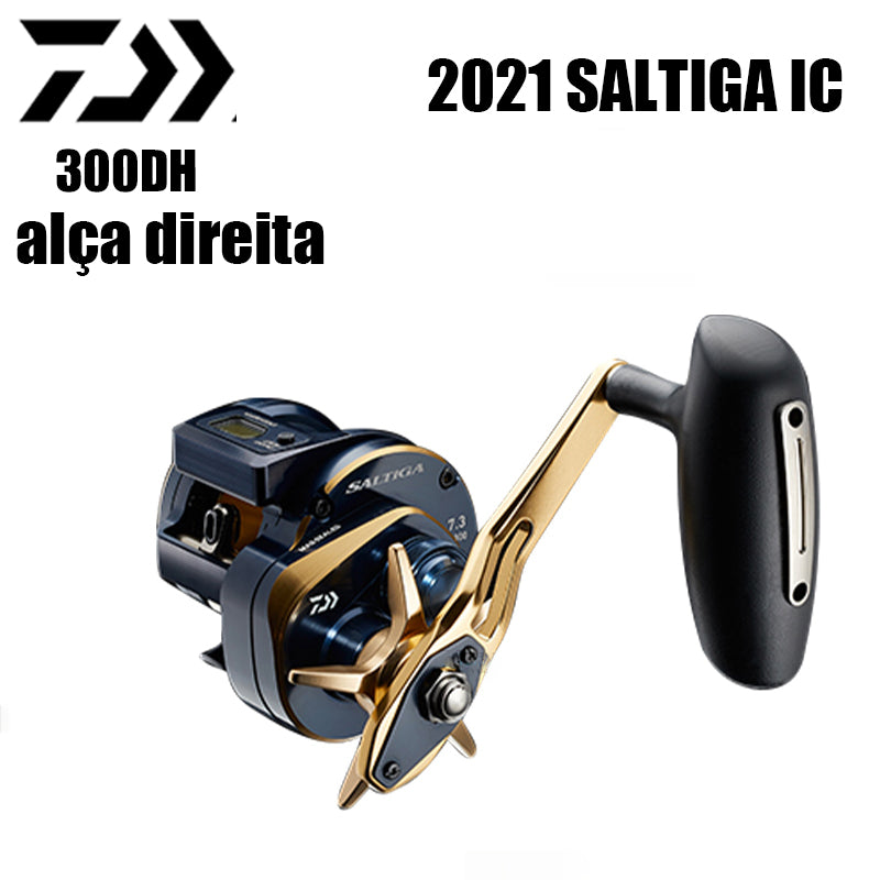 DAIWA 2021 SALTIGA IC 300DH alça direita