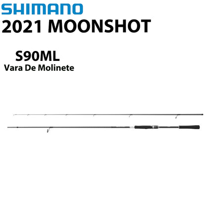 SHIMANO 2021 MOONSHOT S90ML Vara De Molinete
