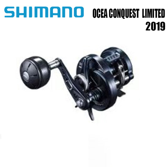 SHIMANO 2019 OCEA CONQUEST LIMITED, Carretel de Pesca Baitcast para Pesca em Água Salgada  Origem: Japão Carretel de Tambor para Pesca em Barco de Alto-Mar