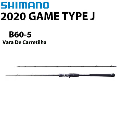 SHIMANO 2020 GAME TYPE J B60-5 Vara De Carretilha