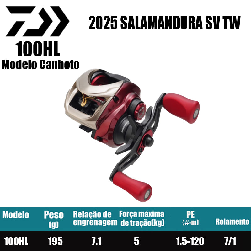 DAIWA 2025 SALAMANDURA SV TW 100HL Modelo Canhoto