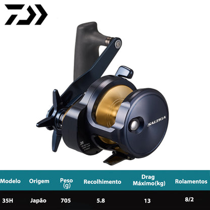 DAIWA 2025 SALTIGA 35H Carretilha Direita