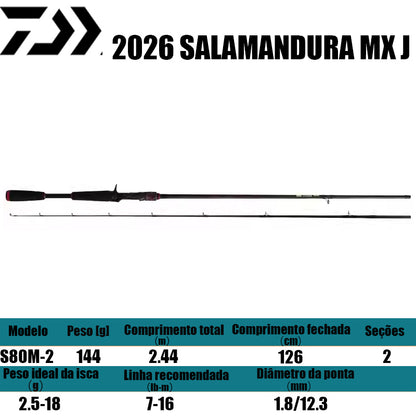 DAIWA 2026 SALAMANDURA MX J S80M-2 para molinetes de pesca