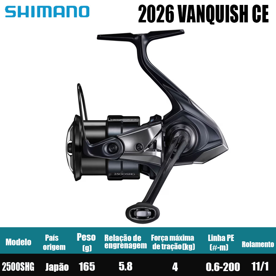 SHIMANO 2026 VANQUISH CE 2500SHG