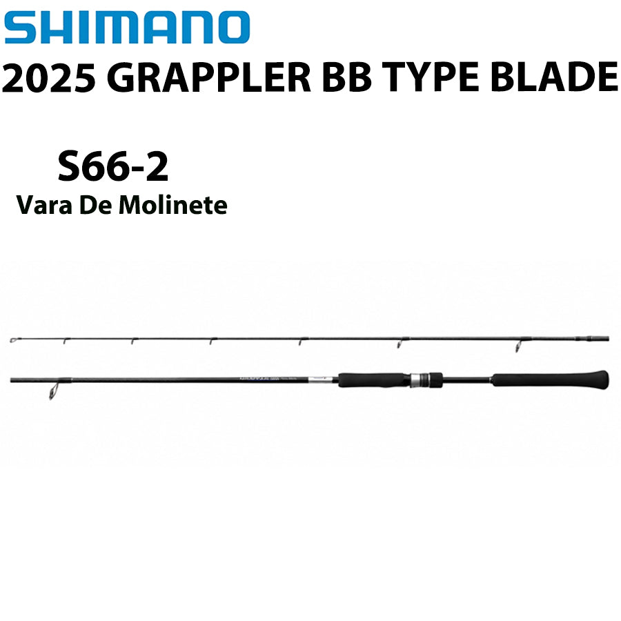 SHIMANO 2025 GRAPPLER TYPE BLADE S66-2 Vara De Molinete