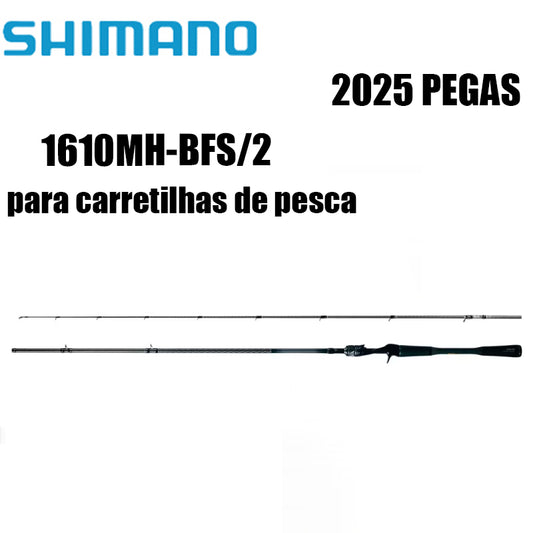 SHIMANO 2025 PEGAS 1610MH-BFS/2 para carretilhas de pesca