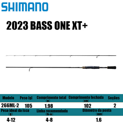 SHIMANO 2023 BASS ONE XT+ 266ML-2 para molinetes de pesca
