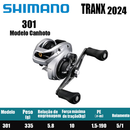 SHIMANO 2024 TRANX 301 Modelo Canhoto