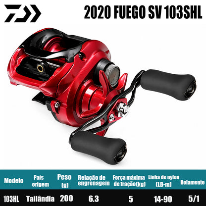 DAIWA 2020 FUEGO SV 103HL Modelo Canhoto