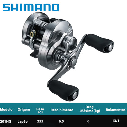SHIMANO 2026 CALCUTTA CONQUEST DC 201HG Carretilha Esquerda
