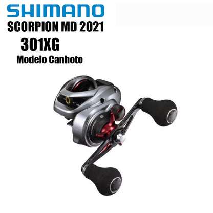 SHIMANO 2021 SCORPION MD 301XG Modelo Canhoto