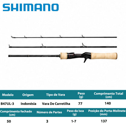 SHIMANO 2020 CARDIFF NATIVE SPECIAL B47UL-3 Vara De Carretilha