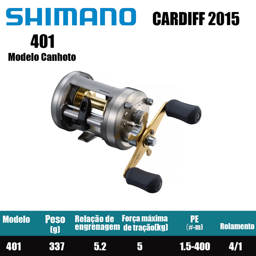 SHIMANO CARDIFF 401 Modelo Canhoto