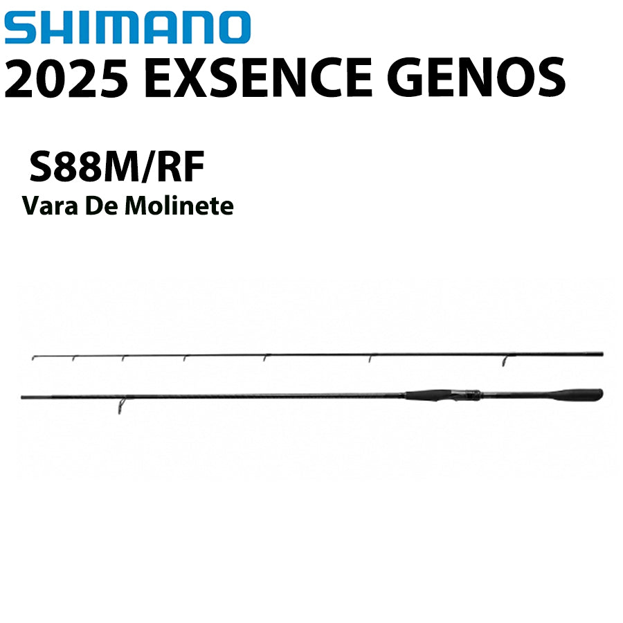 SHIMANO 2025 EXSENCE GENOS S88M/RF Vara De Molinete