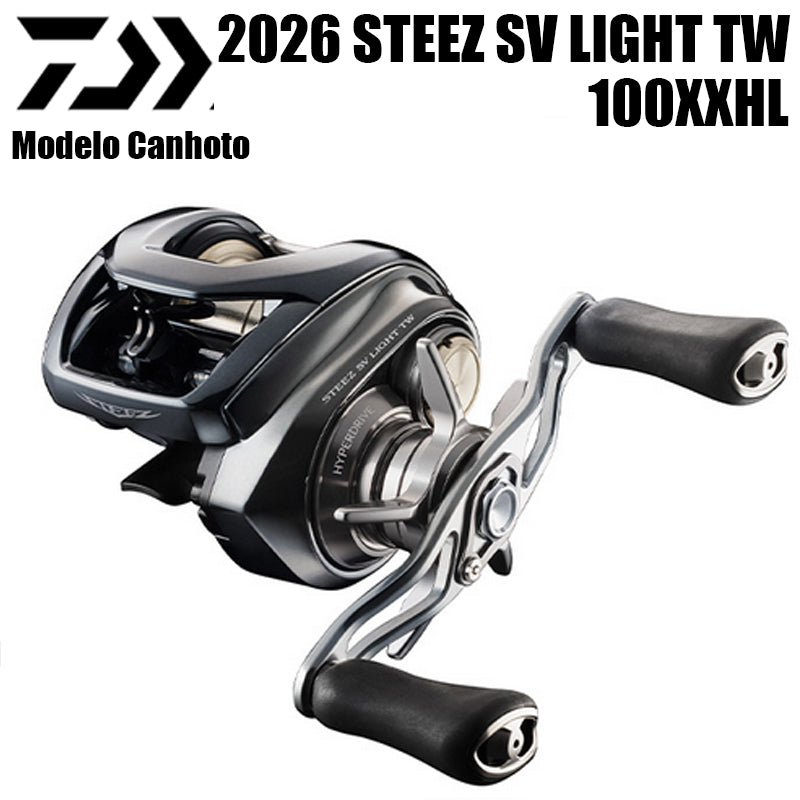 DAIWA 2026 STEEZ SV LIGHT TW 100XXHL Modelo Canhoto