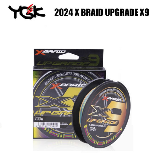 2024 X BRAID UPGRADE X9 Linha De Pesca PE 300M 200M  Multicolorido (2 Carretéis)