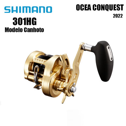 SHIMANO 2022 OCEA CONQUEST 301HG Modelo Canhoto
