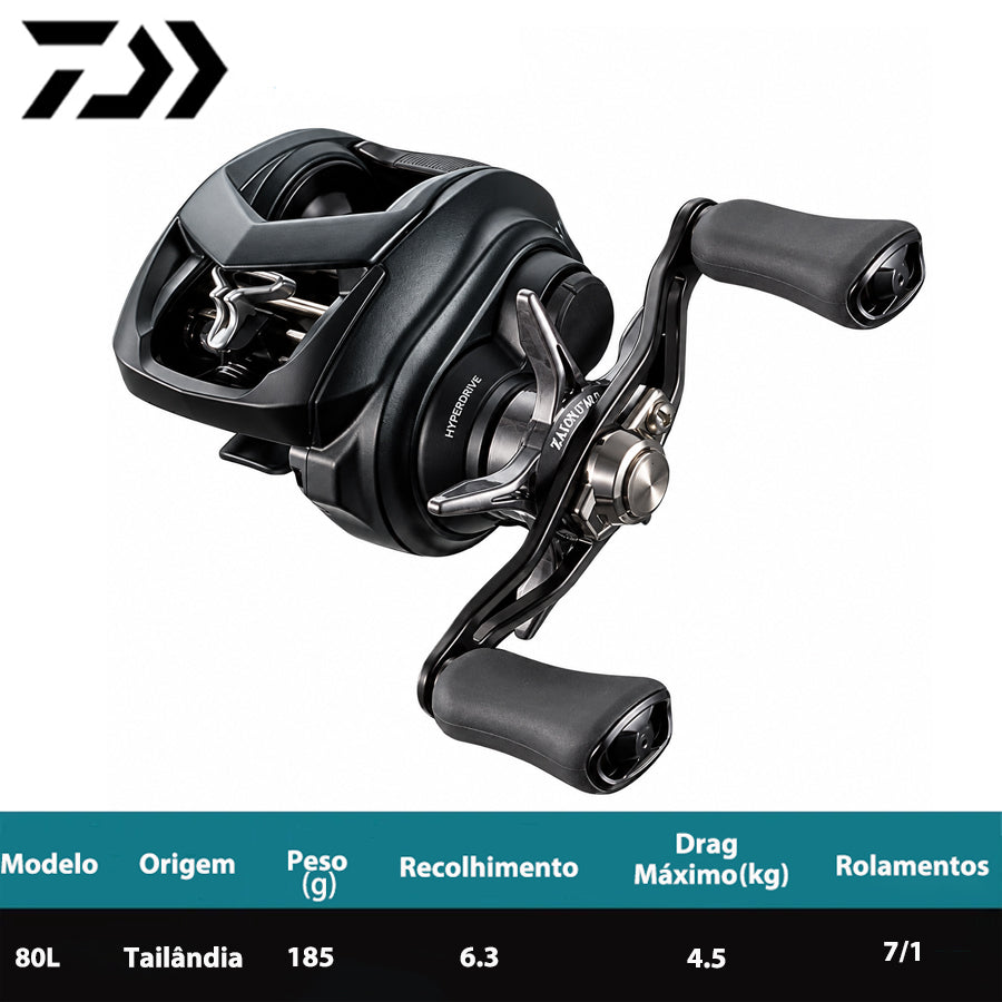 DAIWA 2022 TATULA TW 80L Carretilha Esquerda