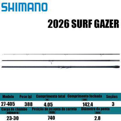 SHIMANO 2026 SURF GAZER 27-405 para molinetes de pesca