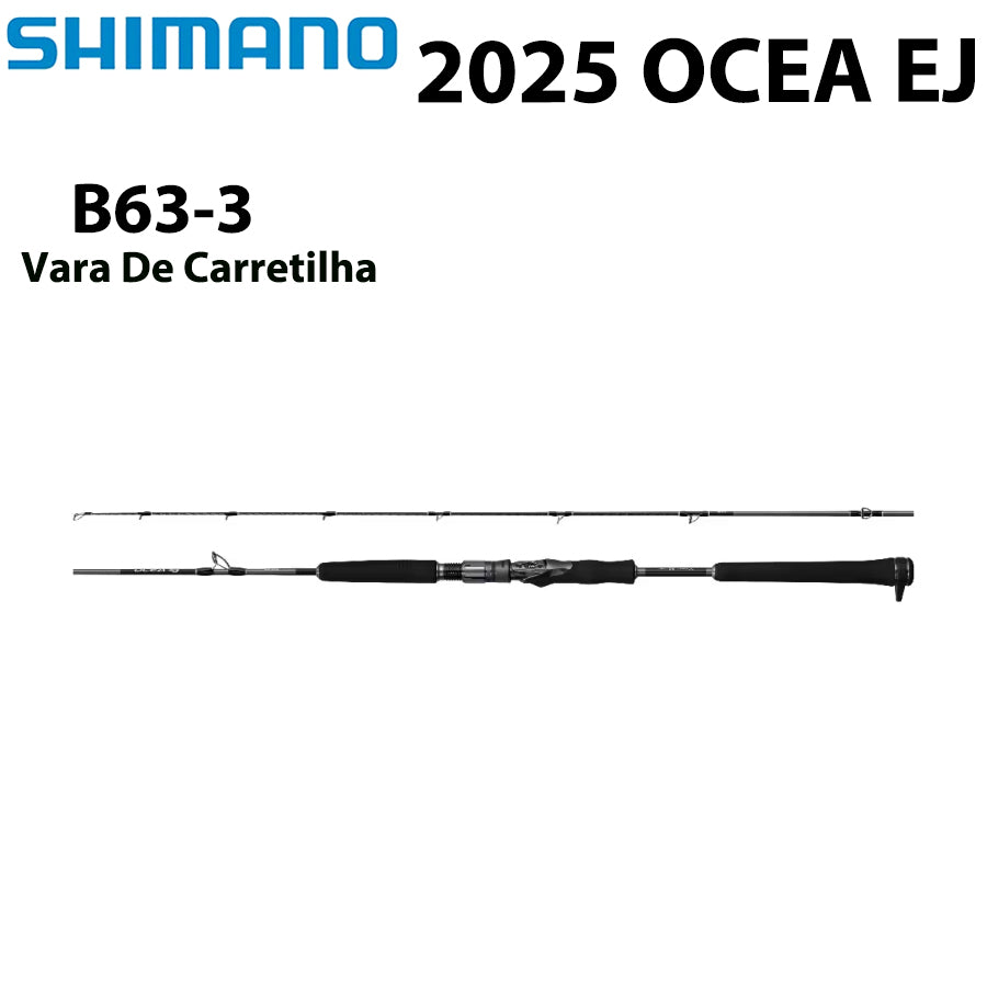 SHIMANO 2025 OCEA EJ B63-3 Vara De Carretilha