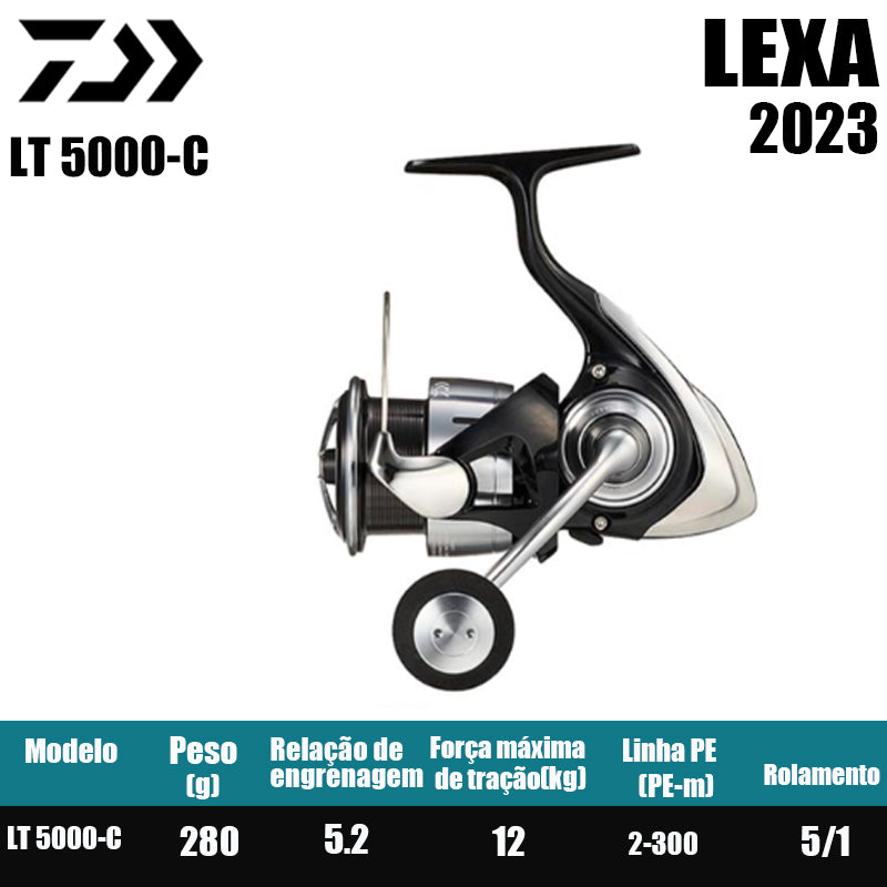 DAIWA 2023 LEXA LT carrete de pesca carrete de filação de água doce peças de pesca de água salgada Origem China