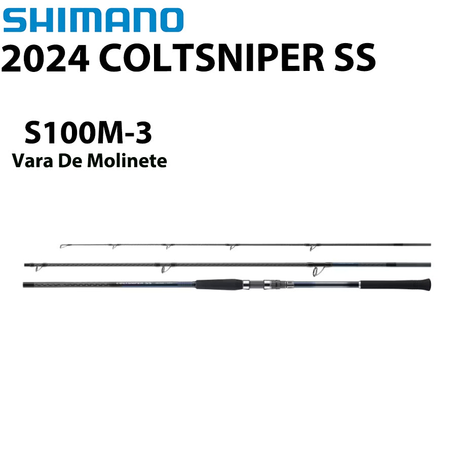 SHIMANO 2024 COLTSNIPER SS S100M-3 Vara De Molinete