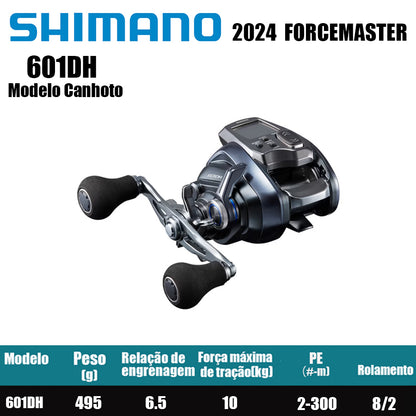 SHIMANO 2024 FORCEMASTER 601DH Modelo Canhoto