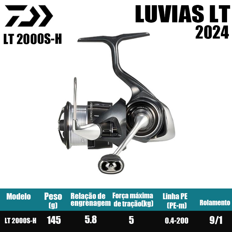 DAIWA 2024 LUVIAS LT carrete de pesca carrete de filação de água doce peças de pesca de água salgada Origem China