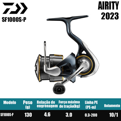 DAIWA 2023 AIRITY Molinete De Pesca Spinning Reel Água Doce Água Salgada Peças De Pesca Origem: Japão