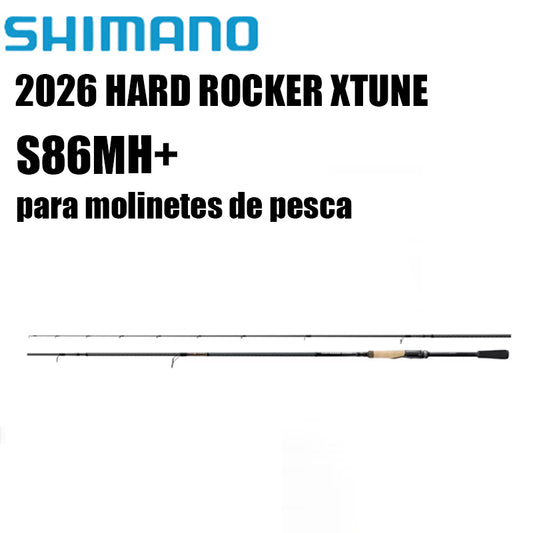 SHIMANO 2026 HARD ROCKER XTUNE S86MH+ para molinetes de pesca