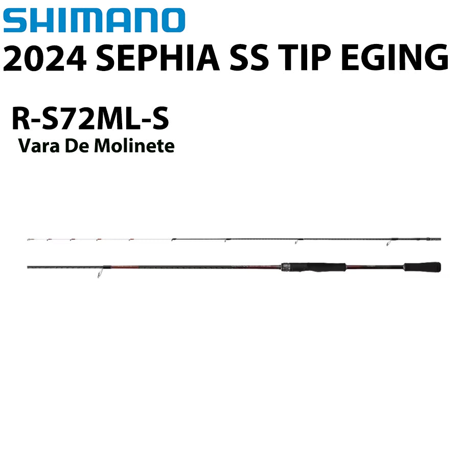 SHIMANO 2024 SEPHIA SS TIP EGING R-S72ML-S Vara De Molinete