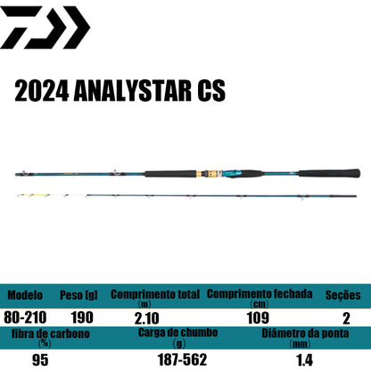 DAIWA 2024 ANALYSTAR CS 80-210 para molinetes de pesca