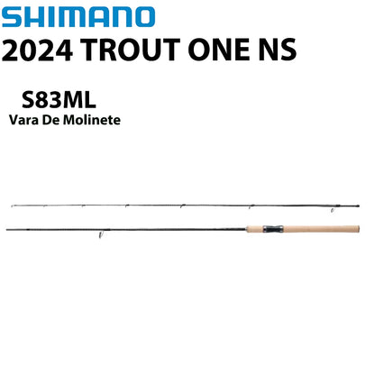 SHIMANO 2024 TROUT ONE NS S83ML Vara De Molinete