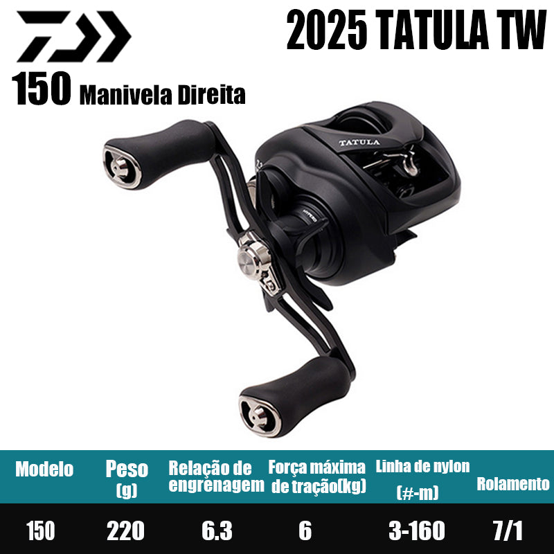 DAIWA 2025 TATULA TW 150 Manivela Direita