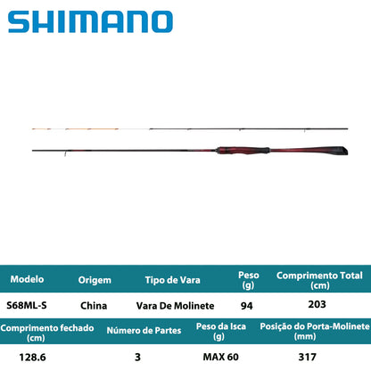 SHIMANO 2026 SEPHIA LIMITED TIP EGING S68ML-S Vara De Molinete